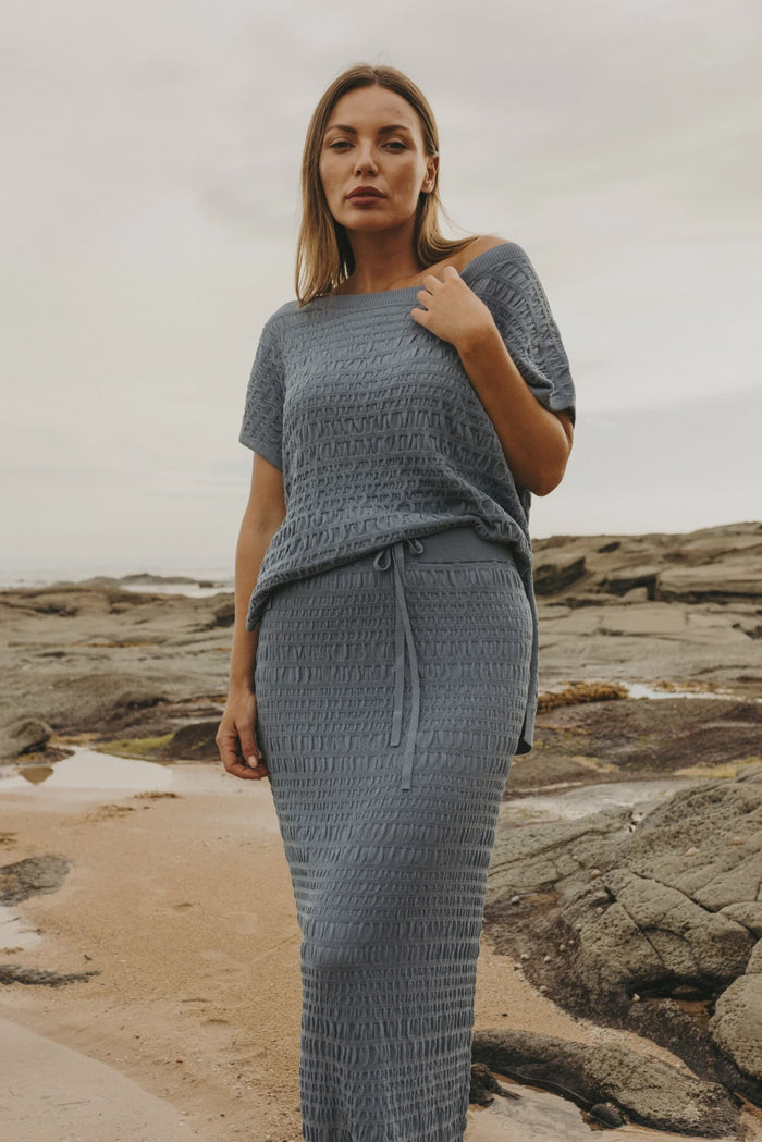 Talamaya Waves Pleat Pullover