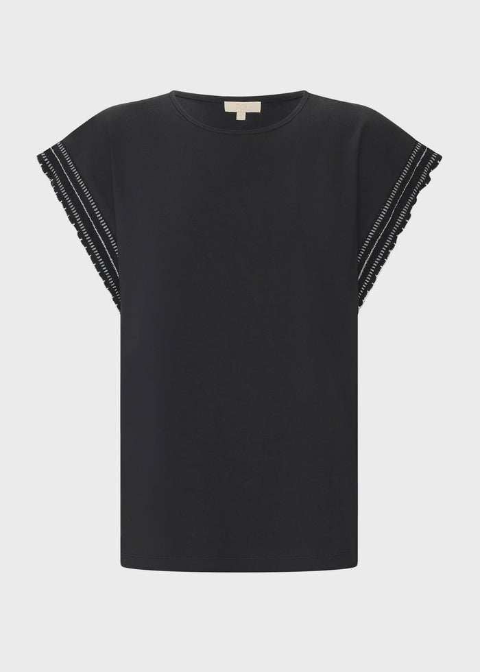 Pol Orlo Tee Frill Sleeve