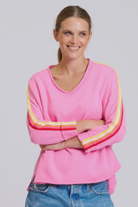 EST Raw V Neck Tape Sweatshirt