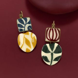 Taratata Leverback Drop Leaf Earring