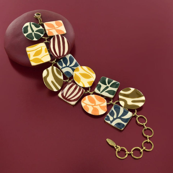 Taratata Leaf Pattern Bracelet
