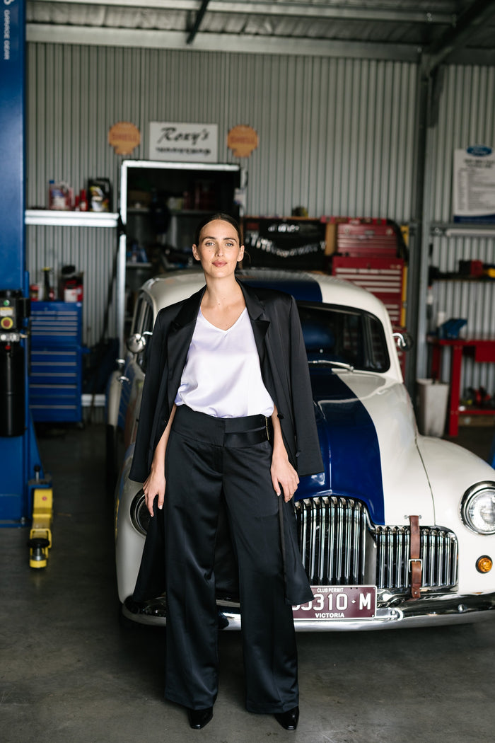 Maud Dainty Zazzle Dark Navy Blazer