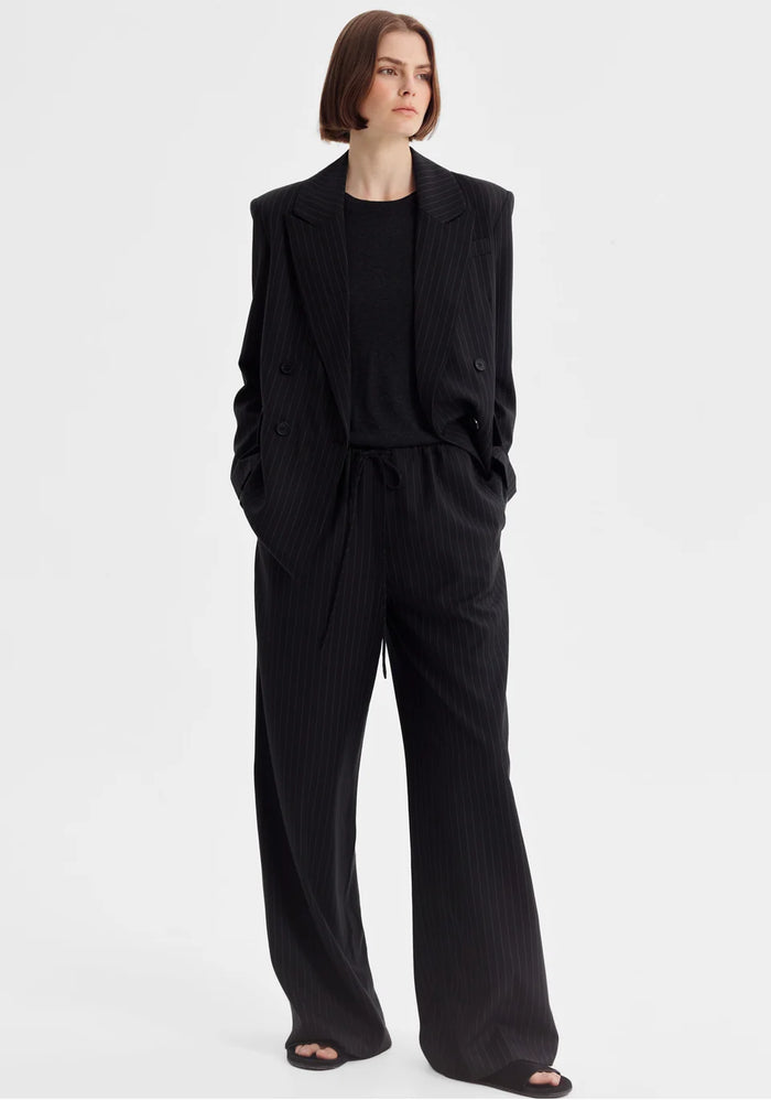 Morrison Diego Drawstring Pant Pinstripe