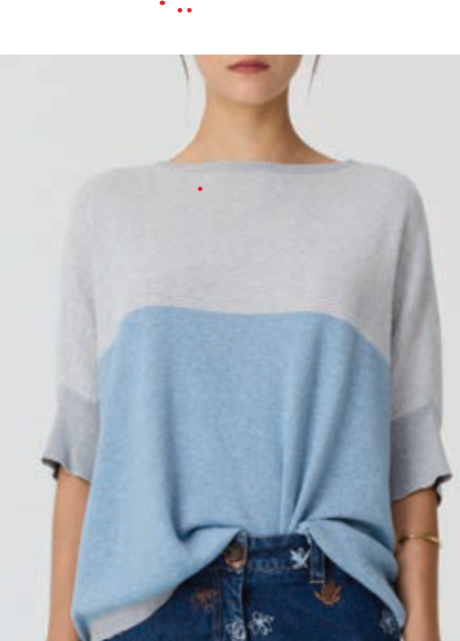 Pol Reed Textured Stripe Tee