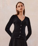 Load image into Gallery viewer, Morrison Quinn Cardigan Black