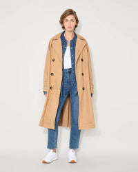 Jac + Mooki Trench Coat Tan