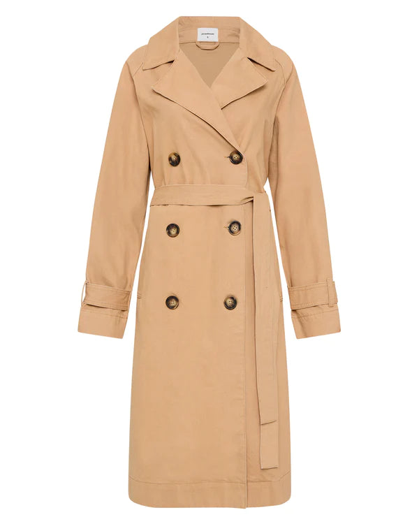 Jac + Mooki Trench Coat Tan