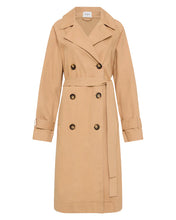 Load image into Gallery viewer, Jac + Mooki Trench Coat Tan