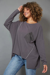 Eb & Ive Martini Slouch Top