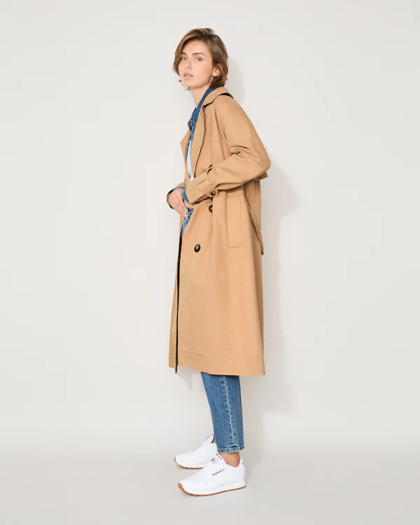 Jac + Mooki Trench Coat Tan