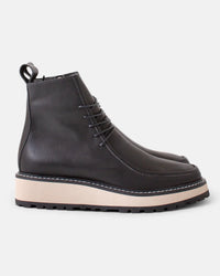 Walnut Jovi Black Leather Boot