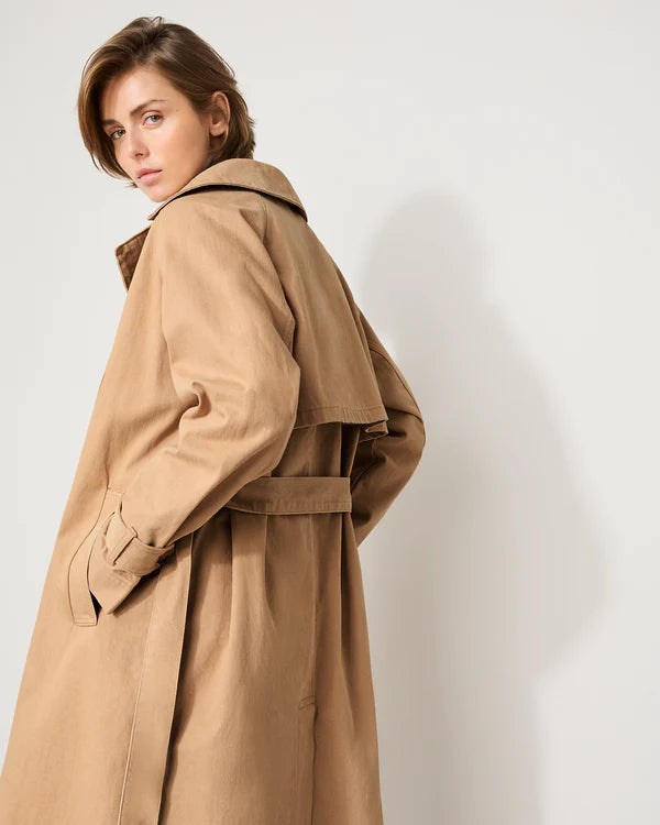 Jac + Mooki Trench Coat Tan