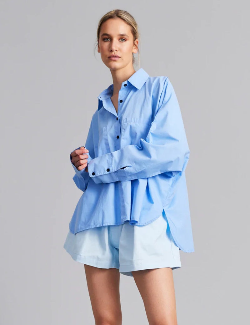 Lau Pampa Relaxed Shirt Cornflower Blue