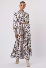 Load image into Gallery viewer, Once Was Outland Contrast Trim Linen/Viscose Coat Dress
