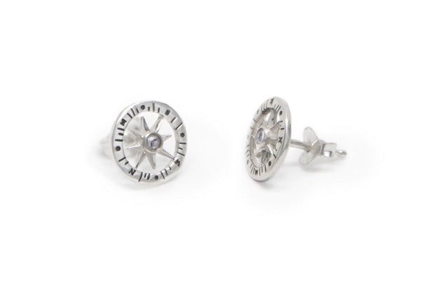 Palas Compass Stud Earring