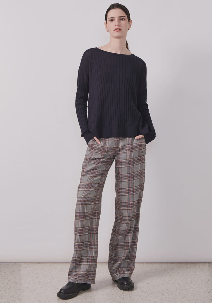 Pol Halcyon Check Pant