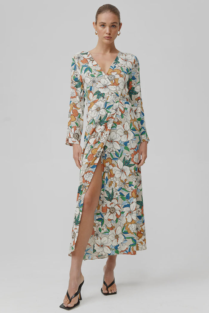 Kinney Sienna Wrap Dress  Vintage Floral