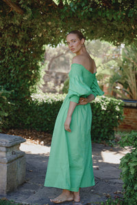 Kinney Cuba Dress Bright Green