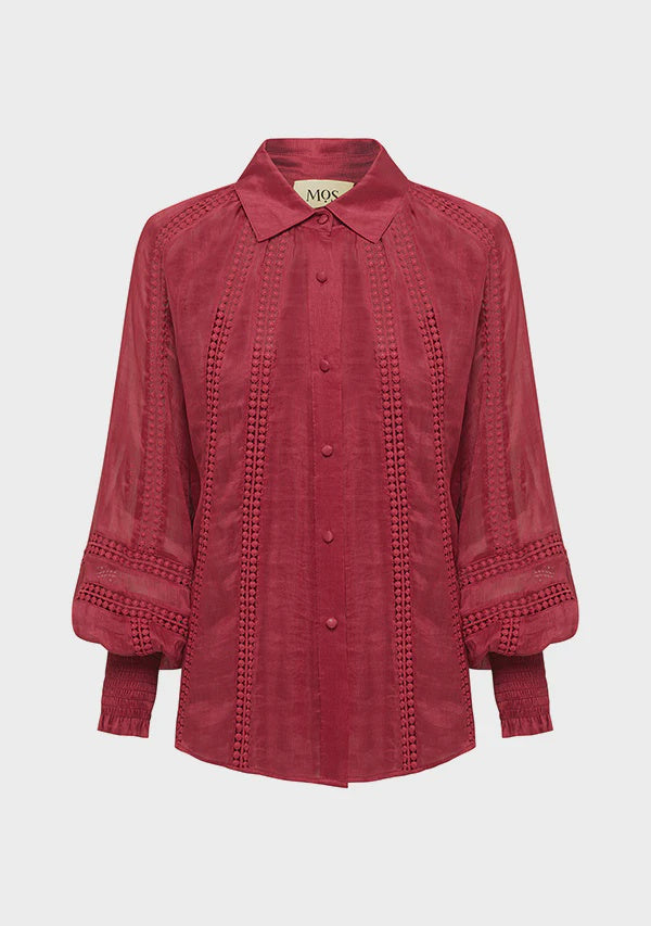 MOS Summer Rays Blouse Raspberry