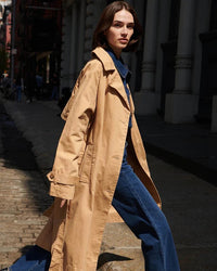 Jac + Mooki Trench Coat Tan