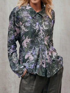 M.A. Dainty Painted Leaves Shirt