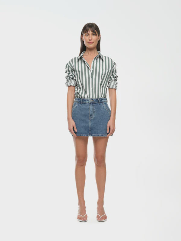 Jac + Mooki Everyday Shirt Stripe