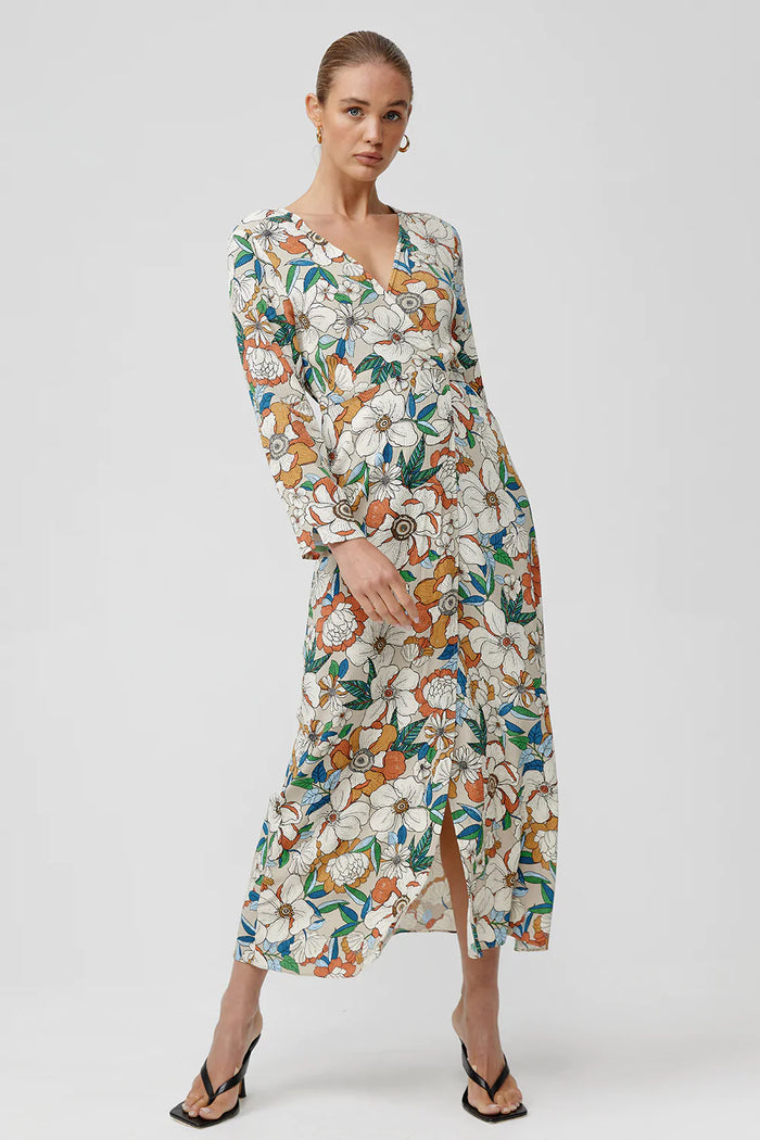 Kinney Sienna Wrap Dress  Vintage Floral