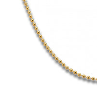 Load image into Gallery viewer, Palas Yellow Gold Plated Ball Chain 50 cm
