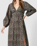 Walnut Oslo Dress leopard