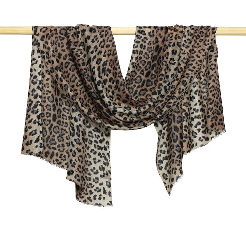 DLux Jaguar Wool/Silk Scarf