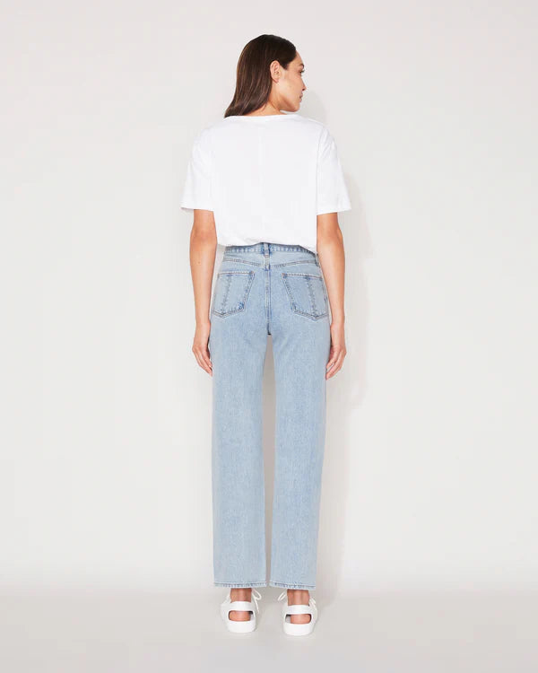 Jac + Mooki Essential Crop Wide Leg Jean