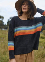 Load image into Gallery viewer, LD &amp; Co Fun Stripe Crew
