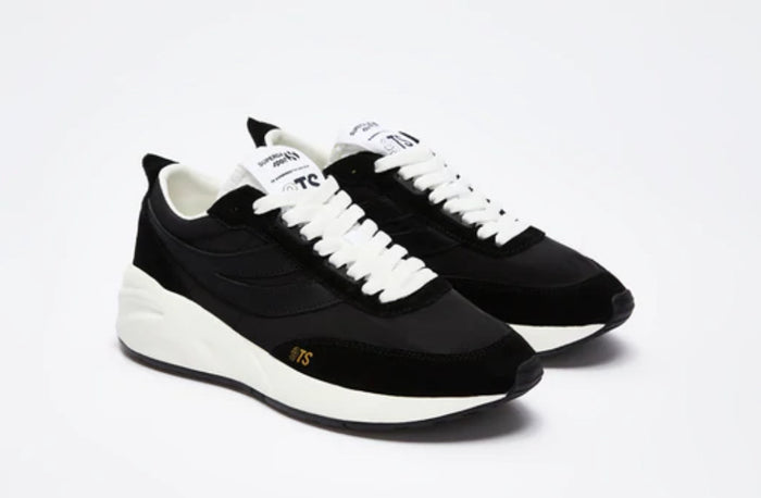 Superga 4089 Training 9TS Slim Black-White Avorio