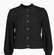 Load image into Gallery viewer, Foil Ropeable Cardi Black