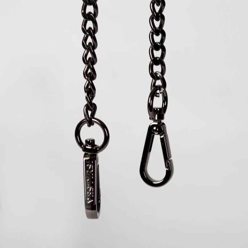 Vestirsi Pebbled Leather Chain Strap