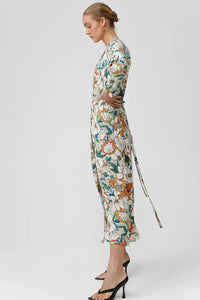Kinney Sienna Wrap Dress  Vintage Floral