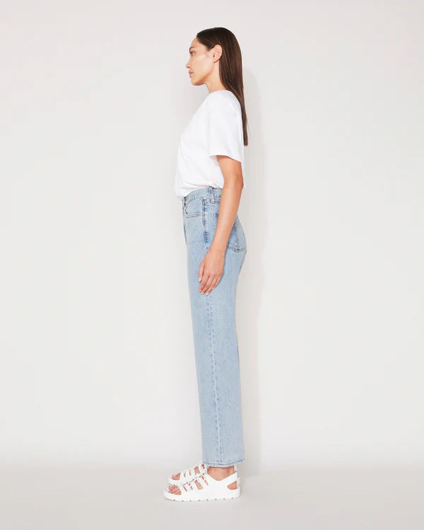 Jac + Mooki Essential Crop Wide Leg Jean