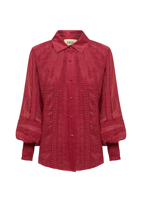 MOS Summer Rays Blouse Raspberry