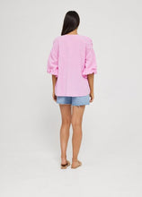 Load image into Gallery viewer, Kinney Parker Top Pink Gingham