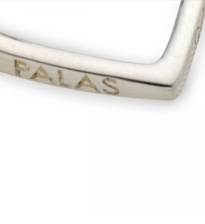 Palas Silver Open Heart Charm