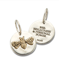Load image into Gallery viewer, Palas Silver Brass Bee Charm