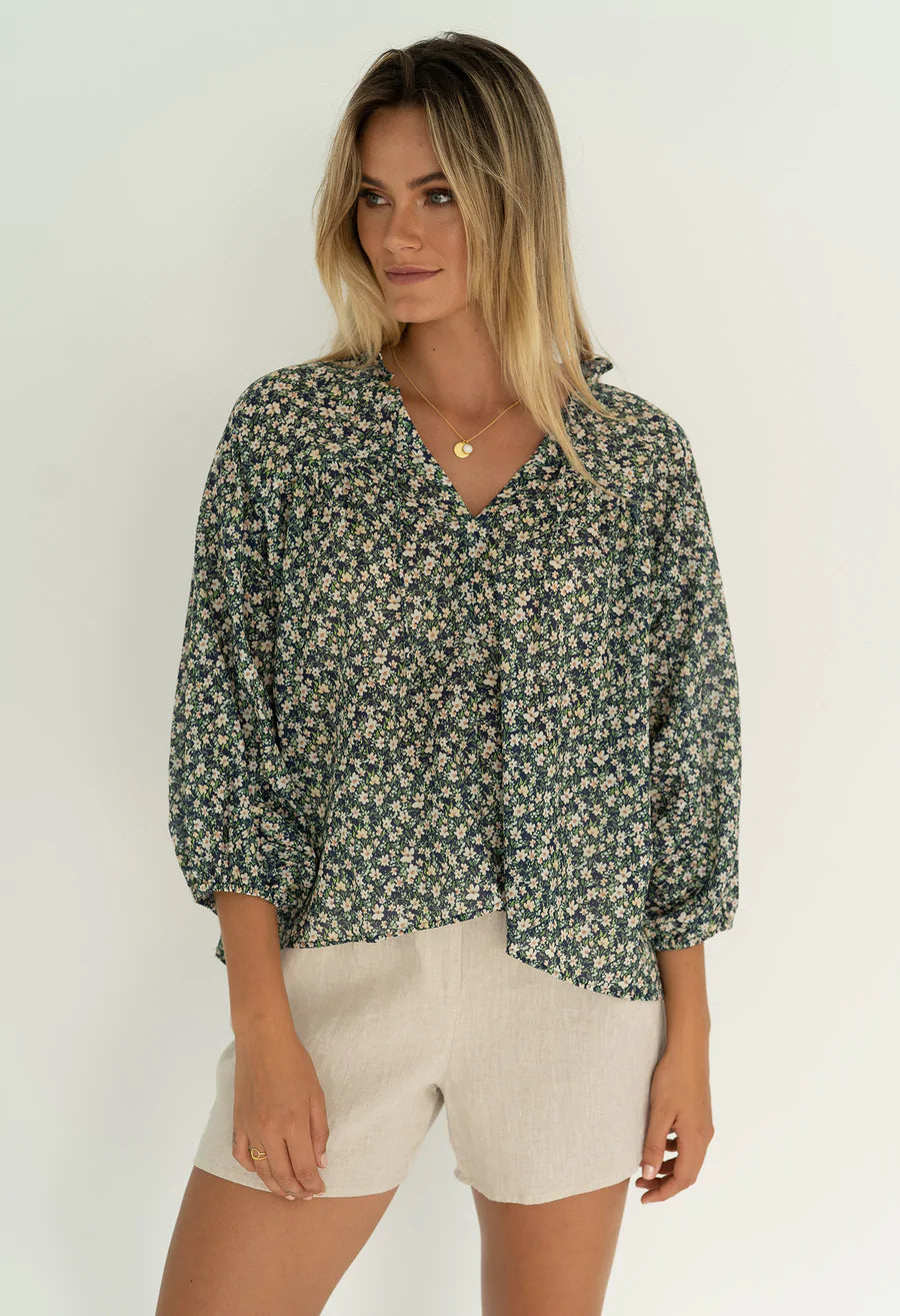 Humidity Ditsy Blouse