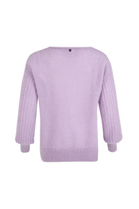 Raw by Raw Sloan Lilac Puffy Sleeve Knit